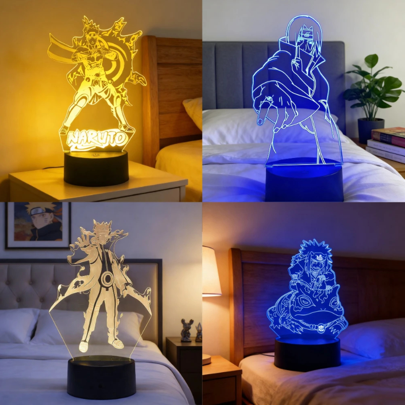 Anime Uzumaki Nar Ut O LED Nig - 3D Printing Lamp reseña y precio