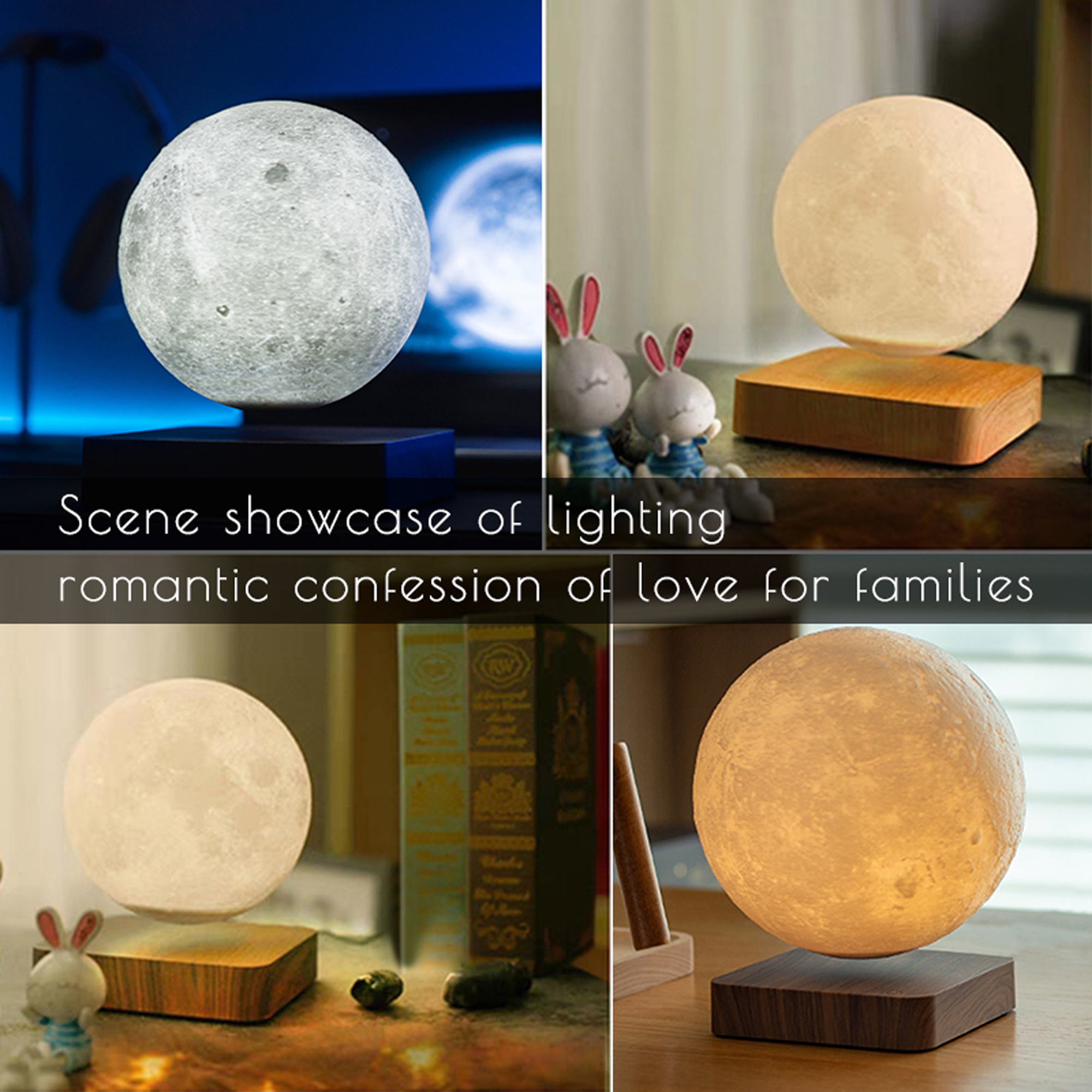 Minimalism Magnetic Levitation - 3D Printing Lamp reseña y precio