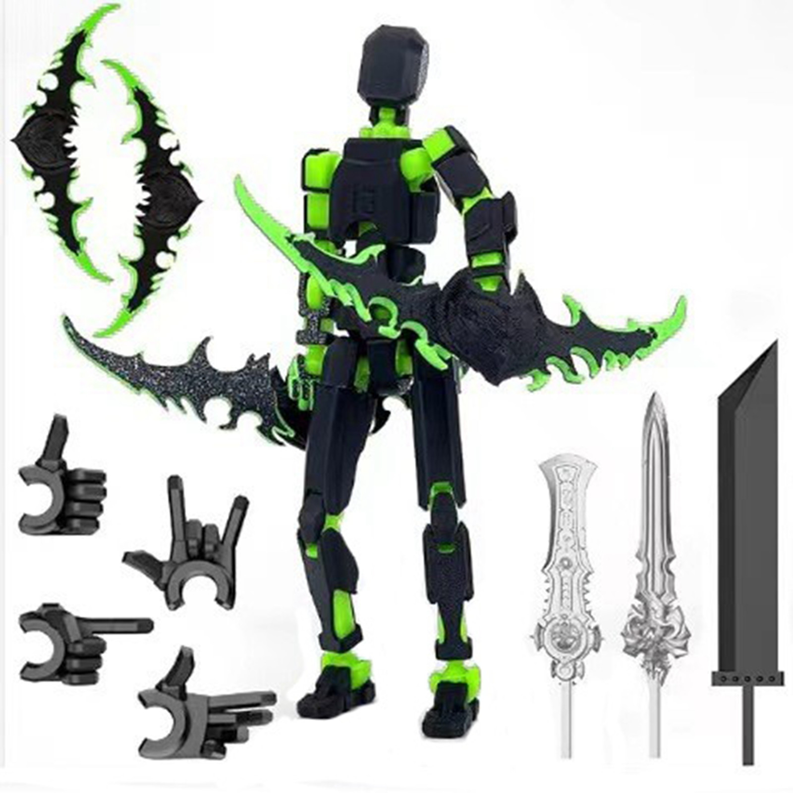 Titan 13 With Wings Figure Toy - 3D Printing Aluminium reseña y precio