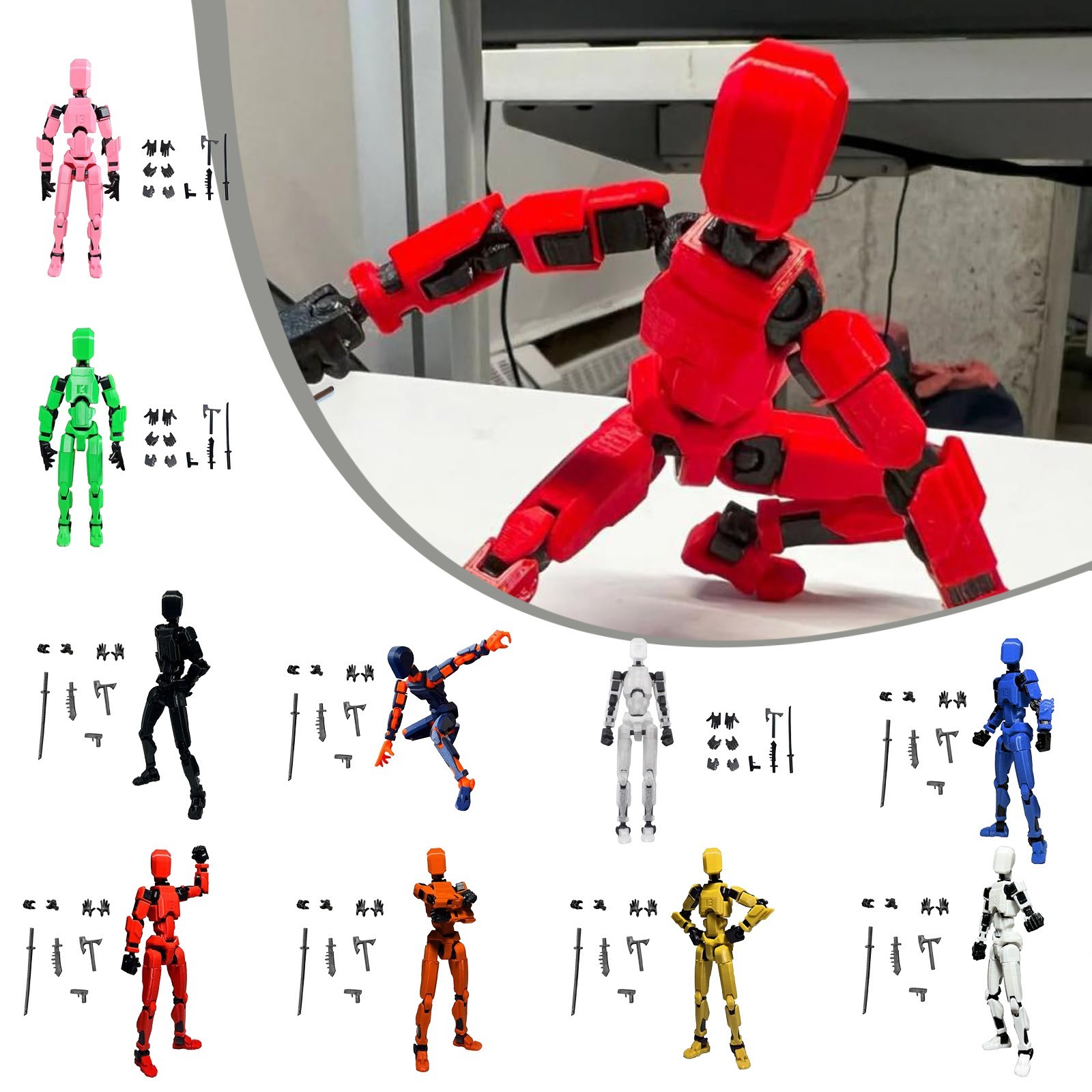 Titan 13 With Wings Figure Toy - 3D Printing Aluminium reseña y precio