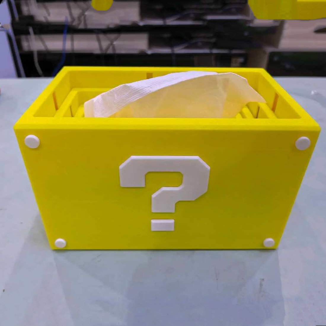 3D Printed Question Tissue Box - 3D Printing Questions reseña y precio