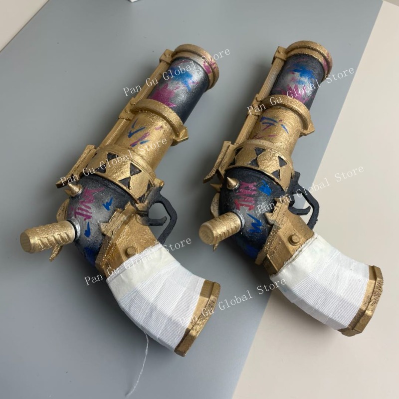 28cm/11.02in Jinx Pistol Custo - 3D Printing Use reseña y precio