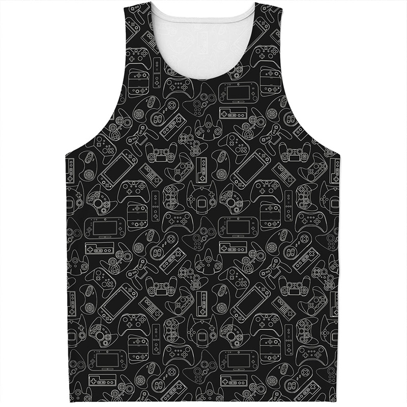 Retro Video Game Graphic Tank  - 3D Printing Videos reseña y precio