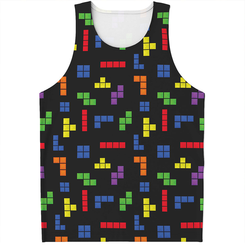 Retro Video Game Graphic Tank  - 3D Printing Videos reseña y precio