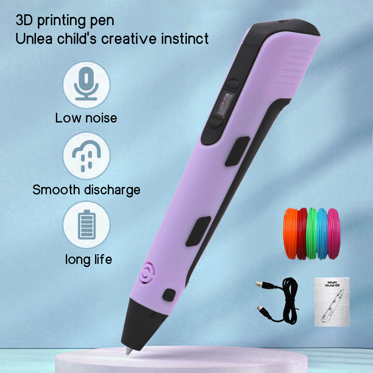 Upgraded 3D Printing Pen 9 Met - 3D Printing Pen For Kids reseña y precio
