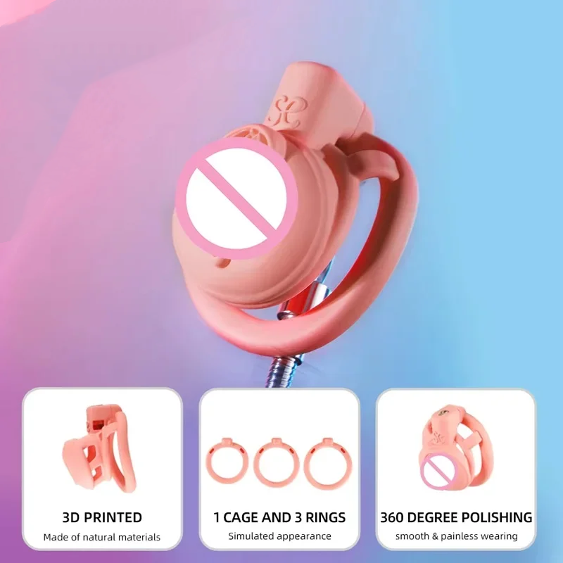 Male SIssy Chastity Cage 3D Pr - 3D Printing Liquid reseña y precio