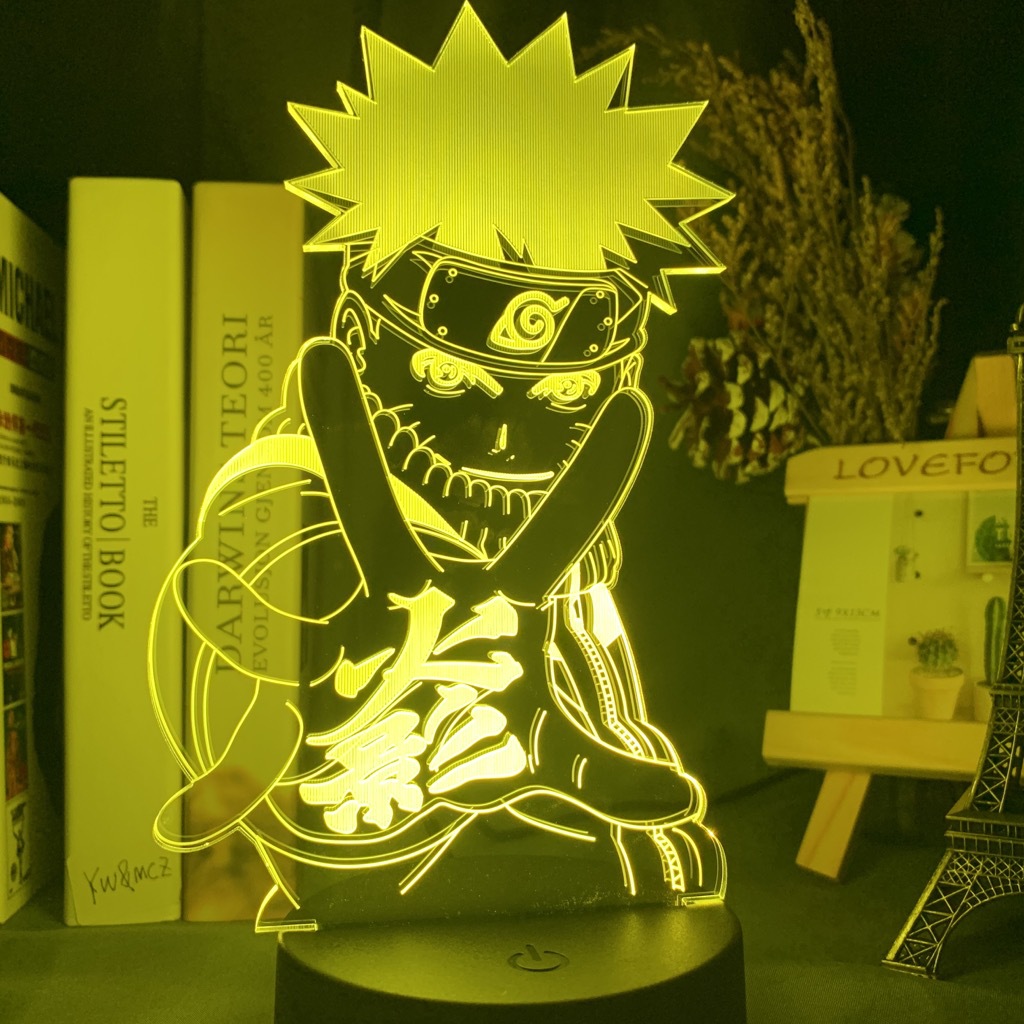 Anime Naruto Uzumaki LED Night - 3D Printing Lamp reseña y precio