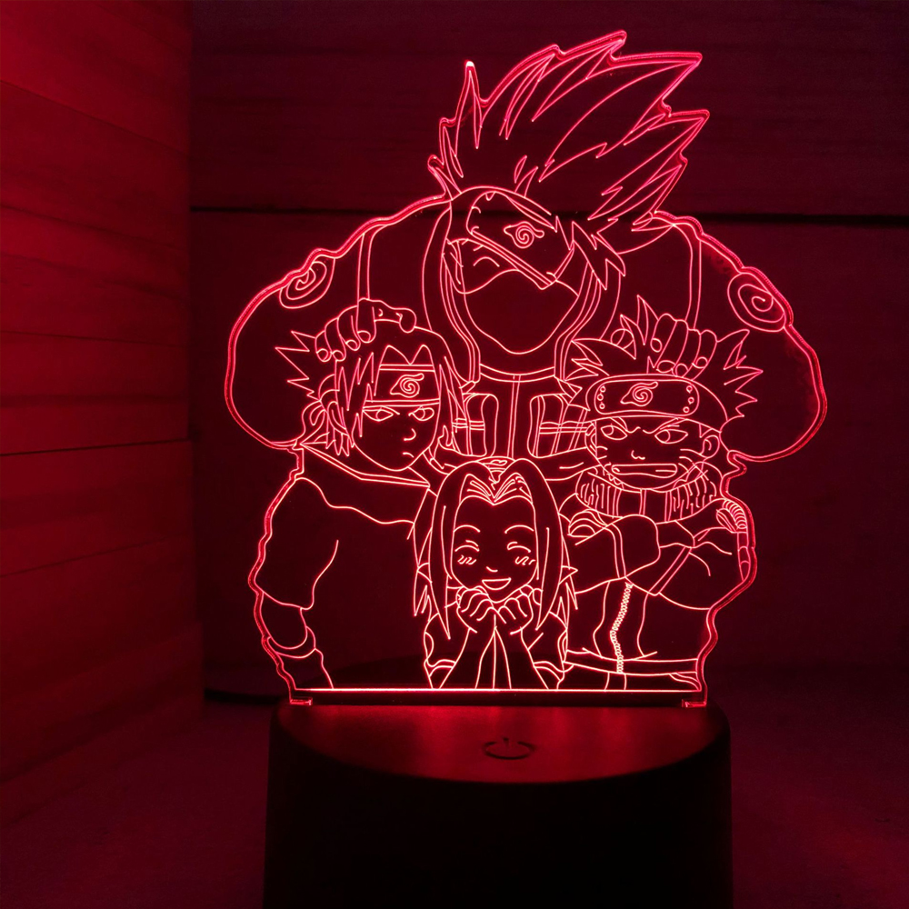 Anime Naruto Uzumaki LED Night - 3D Printing Lamp reseña y precio