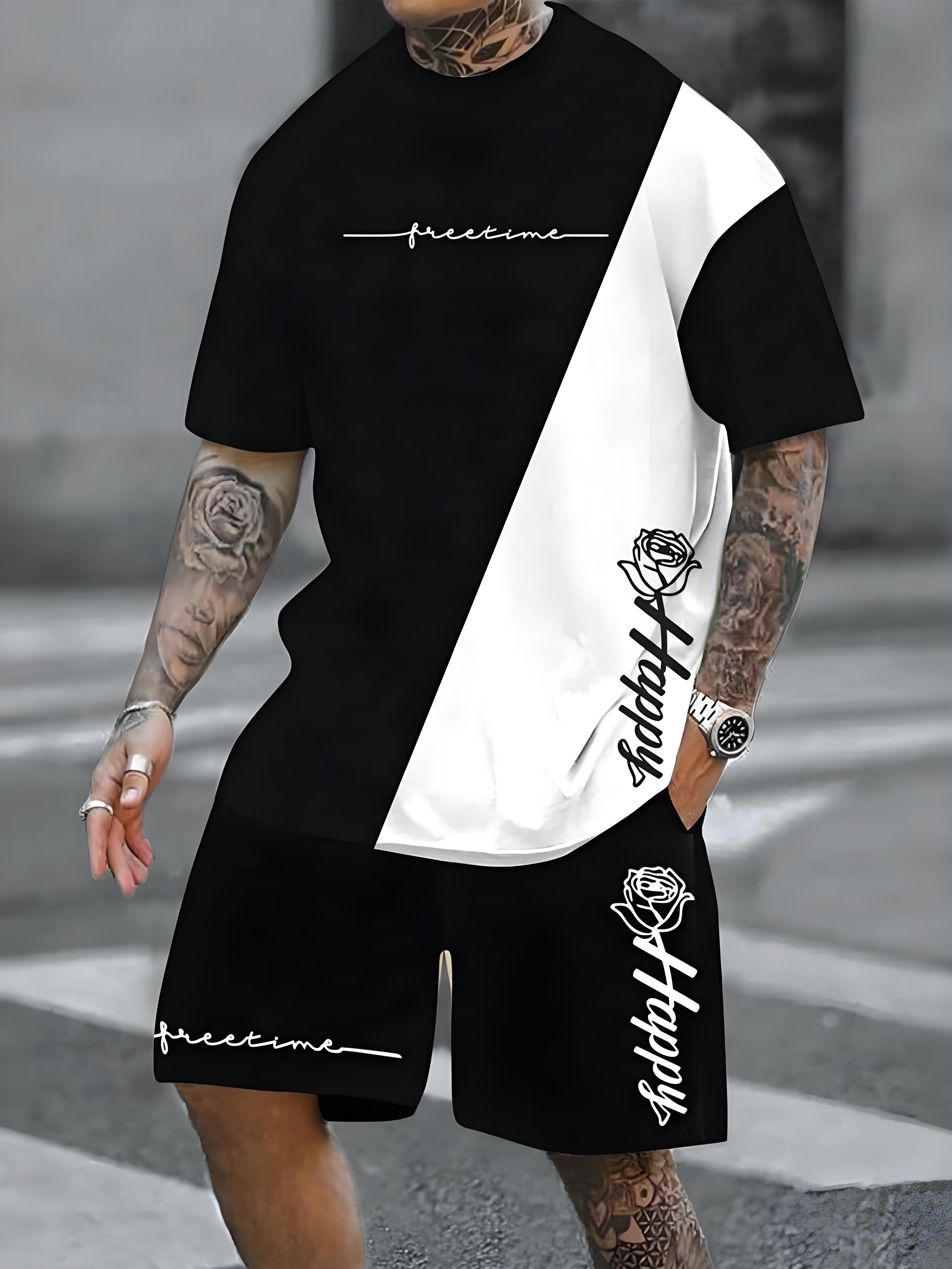 New Plus Size Men's T-shirt An - 3D Printing Kpop reseña y precio
