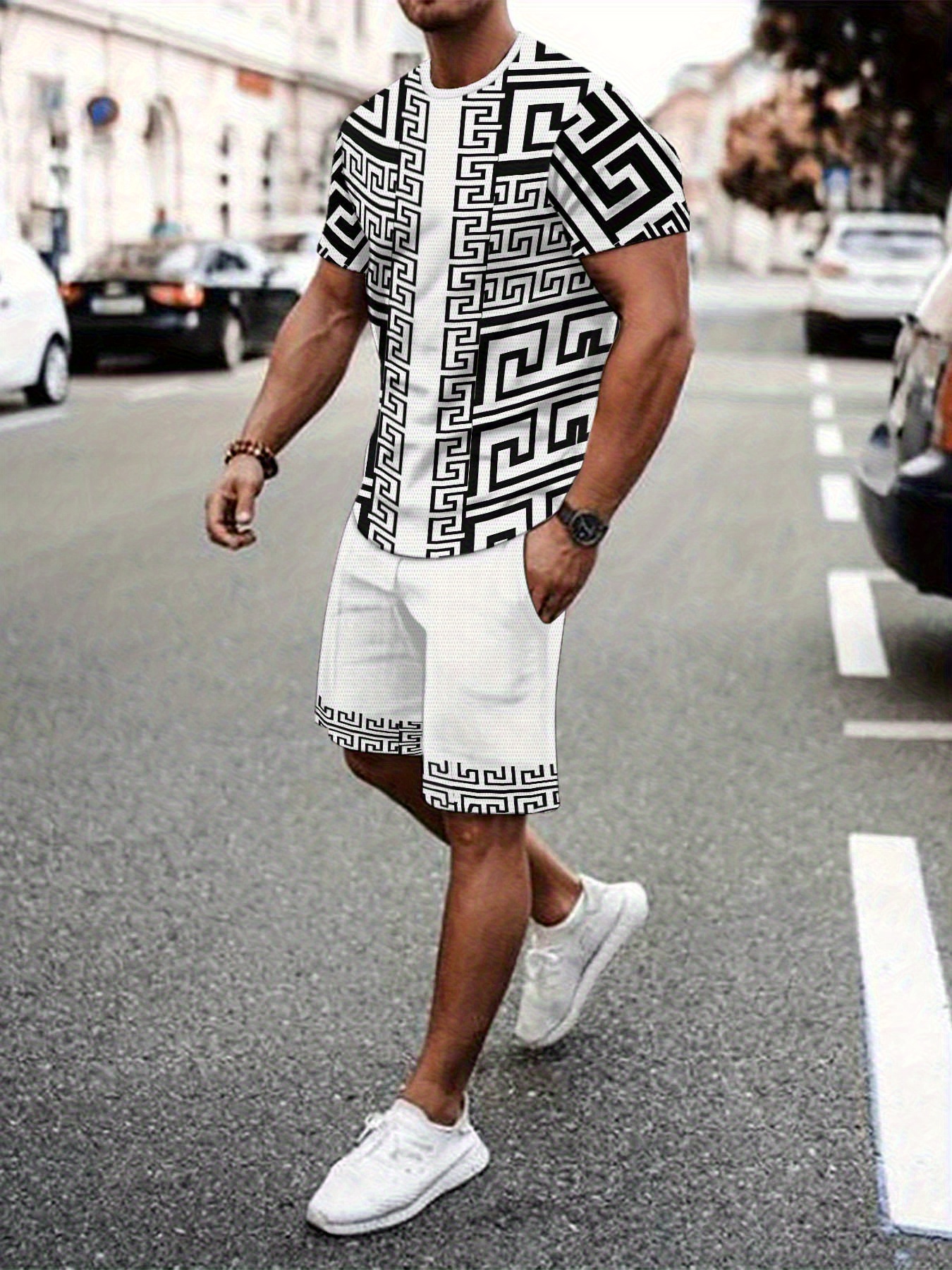 New Plus Size Men's T-shirt An - 3D Printing Kpop reseña y precio