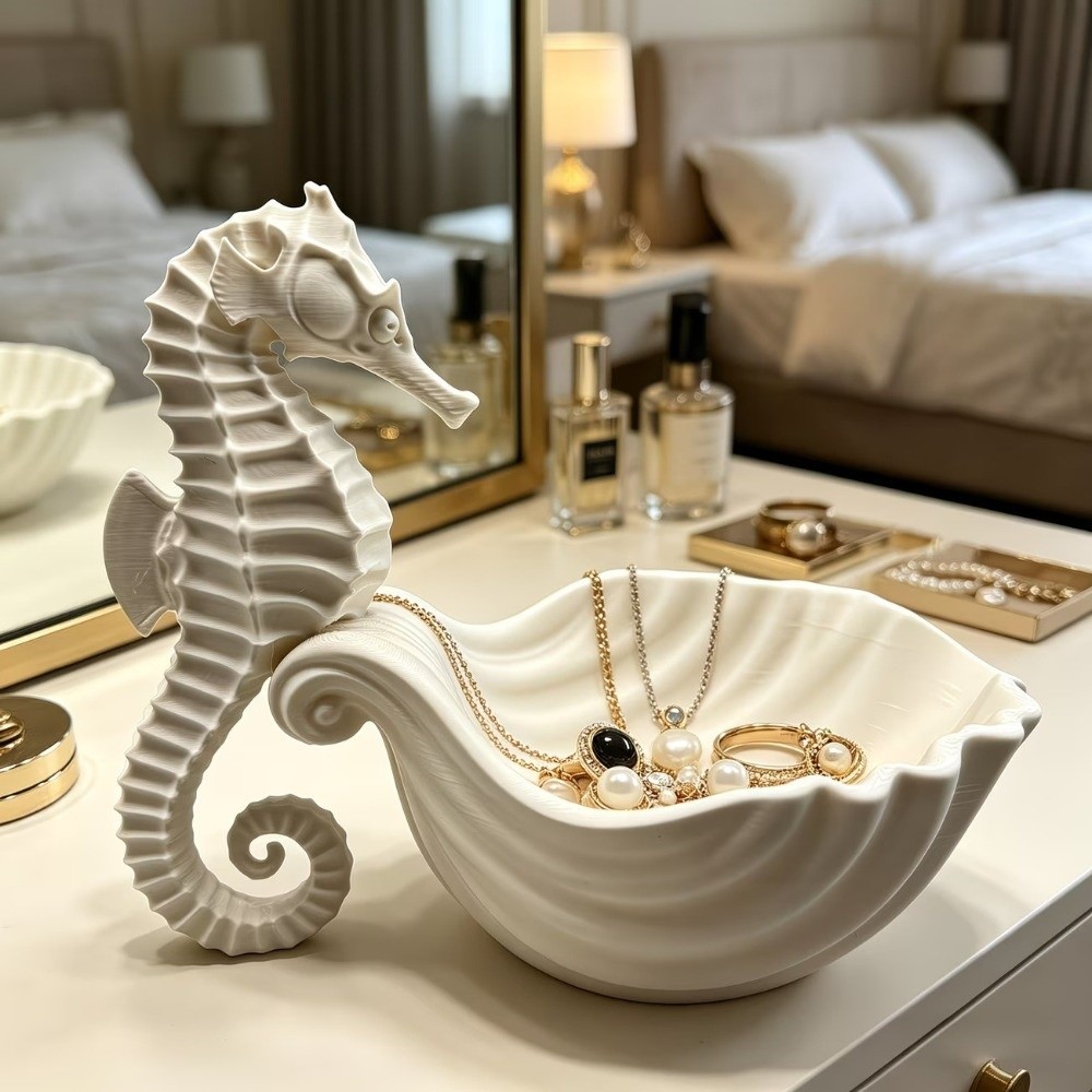 3D Printed Seahorse-Shaped Sto - 3D Printing Ring Holder reseña y precio