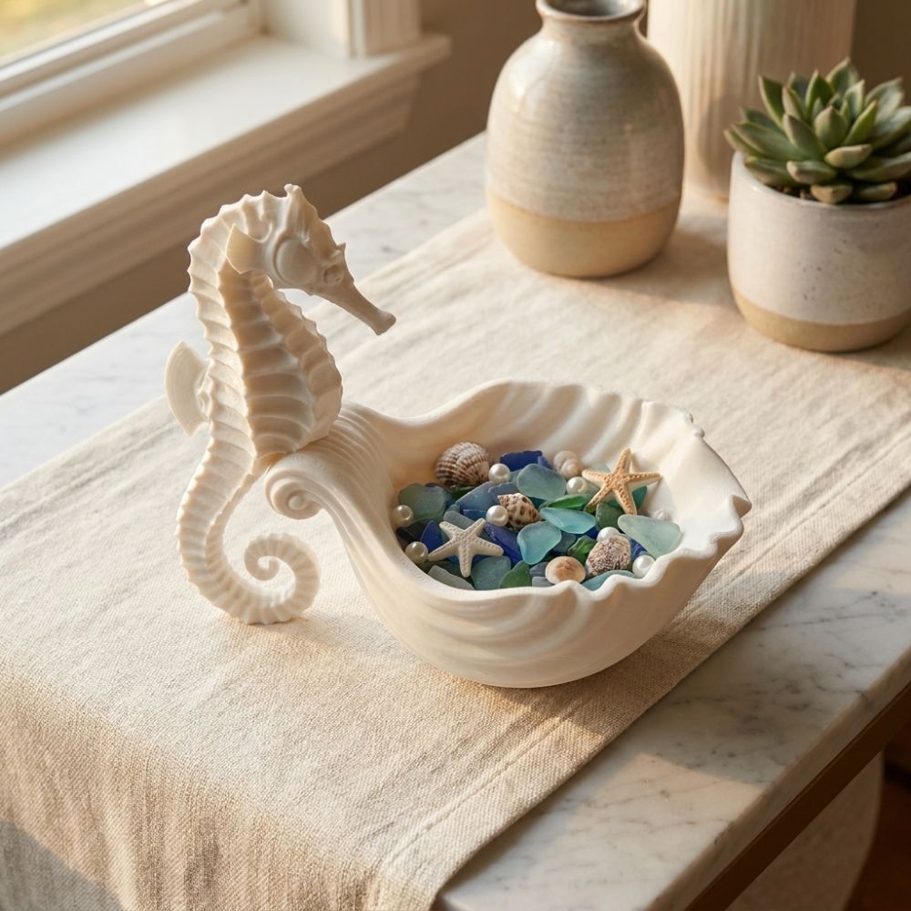 3D Printed Seahorse-Shaped Sto - 3D Printing Ring Holder reseña y precio