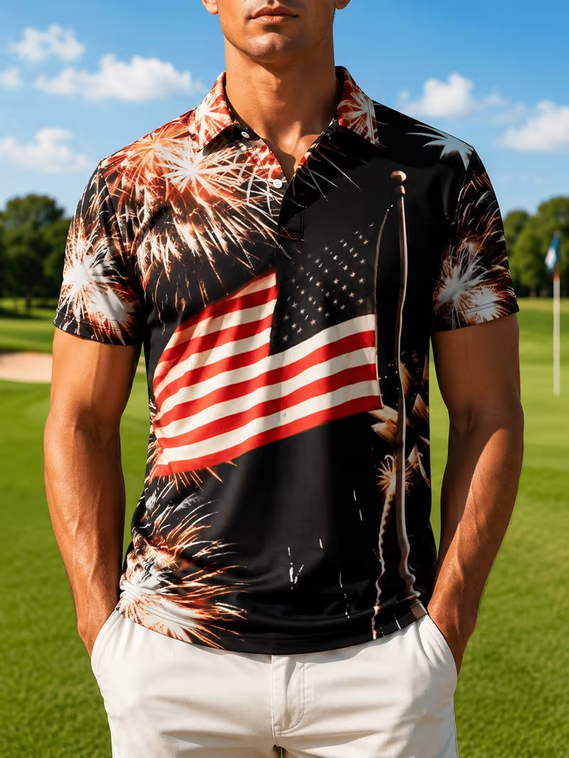 American Revolution Polo Shirt - 3D Printing Usa reseña y precio