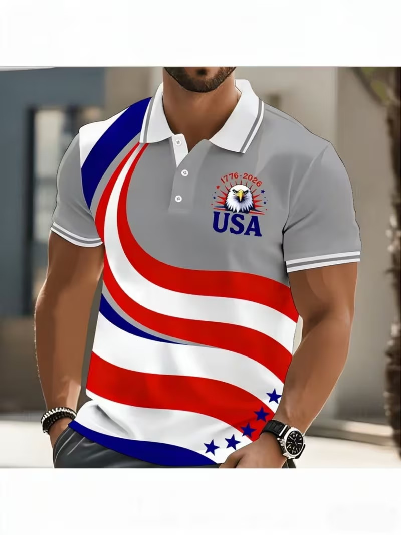 American Revolution Polo Shirt - 3D Printing Usa reseña y precio
