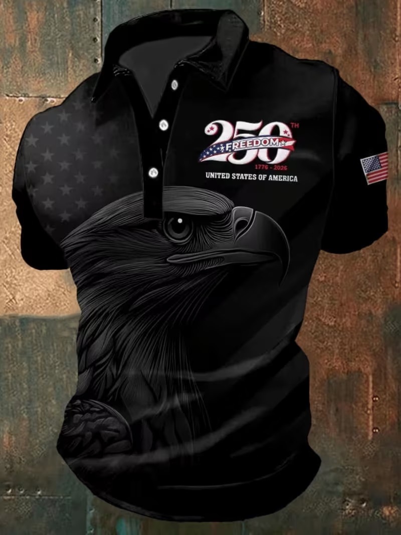 American Revolution Polo Shirt - 3D Printing Usa reseña y precio