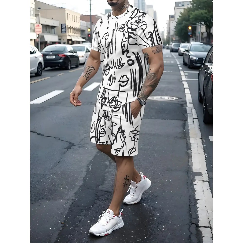 2026 Summer Men's Clothing Let - 3D Printing Kpop reseña y precio