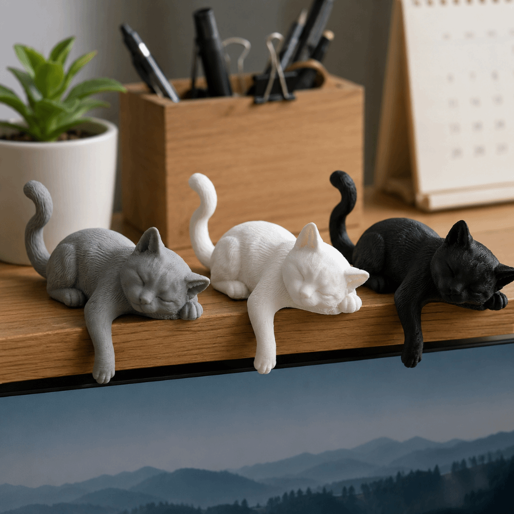Unique Cute Desk Cat Decoratio - 3D Printing Use reseña y precio