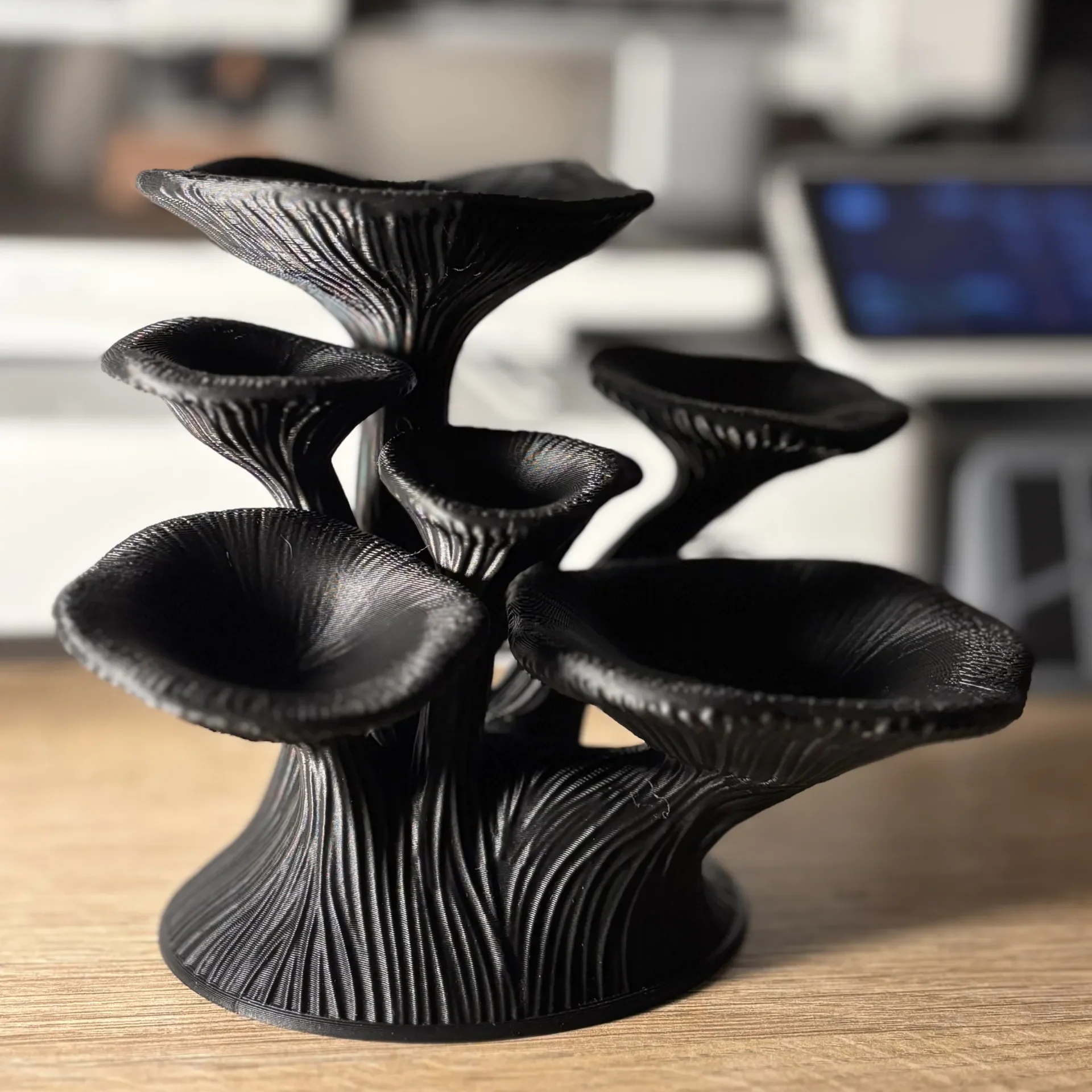 3D Printed Mushroom Shape Shel - 3D Printing Ring Holder reseña y precio