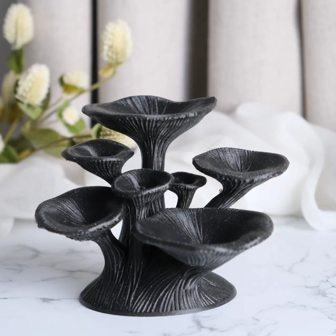 3D Printed Mushroom Shape Shel - 3D Printing Ring Holder reseña y precio