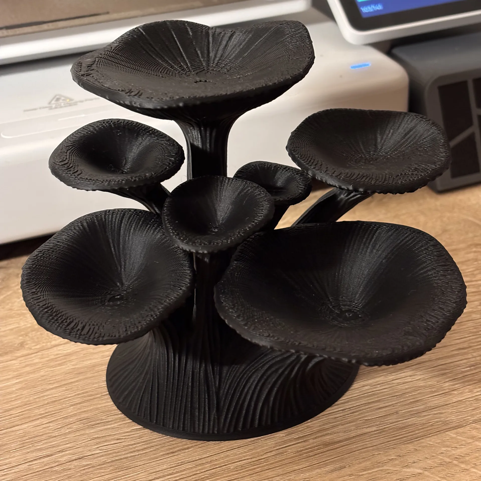 3D Printed Mushroom Shape Shel - 3D Printing Ring Holder reseña y precio