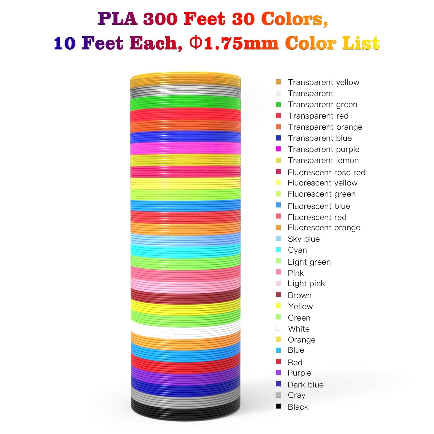 3D Pen Filament Refills 30 Col - 3D Printing Ebook reseña y precio