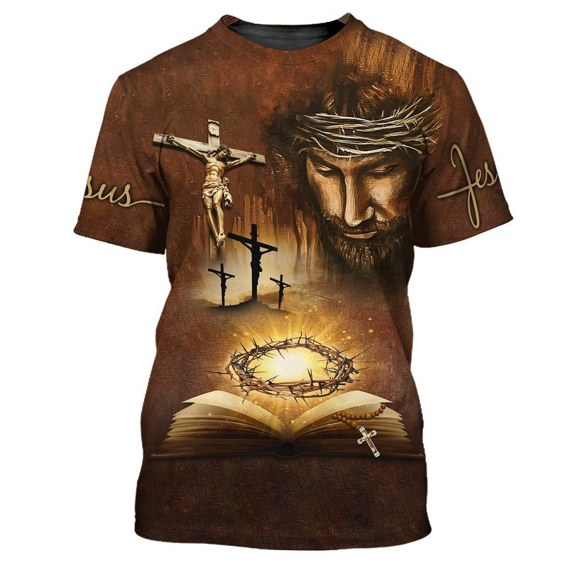 Jesus Christ T-shirt Men Women - 3D Printing Usa reseña y precio