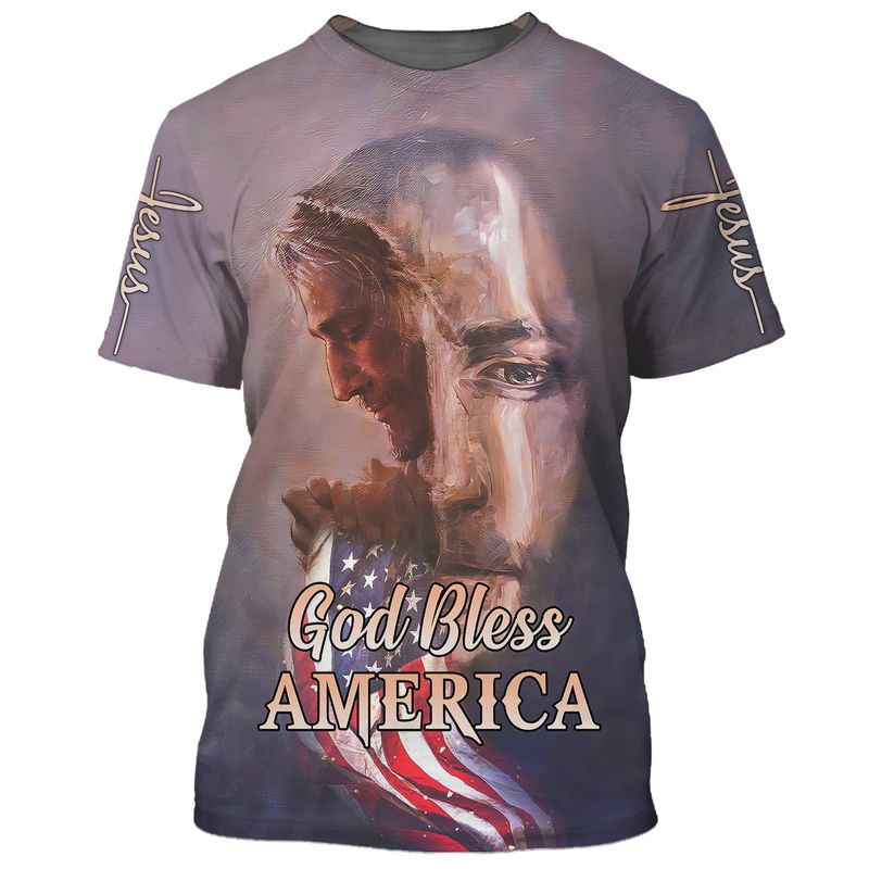 Jesus Christ T-shirt Men Women - 3D Printing Usa reseña y precio