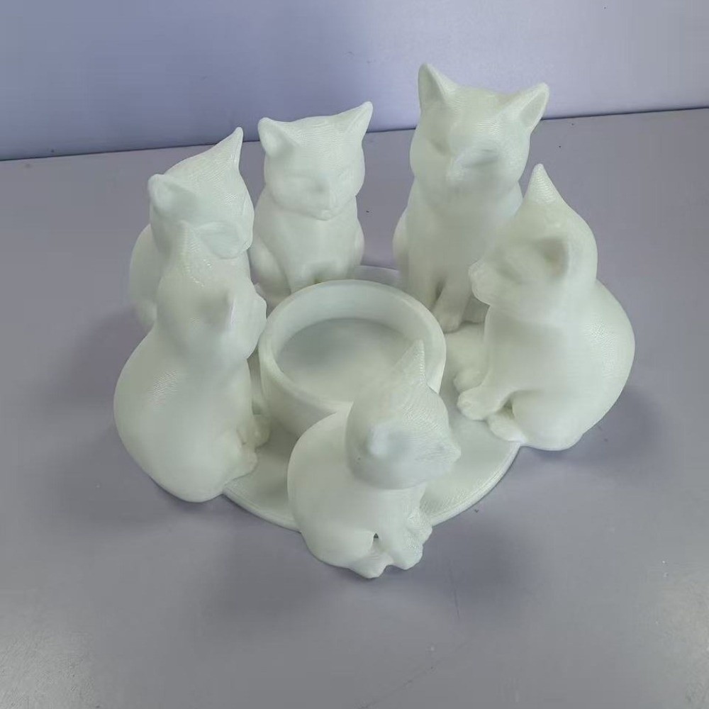 Meditation Space Cartoon Cat C - 3D Printing Ring Holder reseña y precio