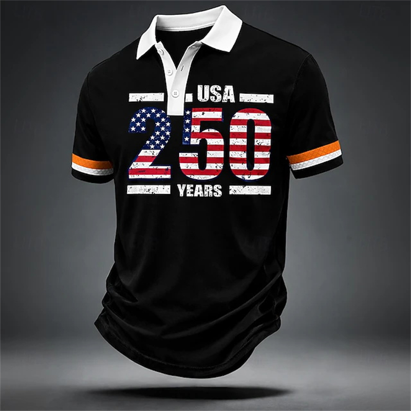 2026 Men Polo Shirt USA 250 Ye - 3D Printing Usa reseña y precio