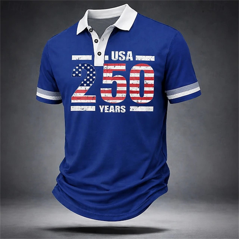 2026 Men Polo Shirt USA 250 Ye - 3D Printing Usa reseña y precio