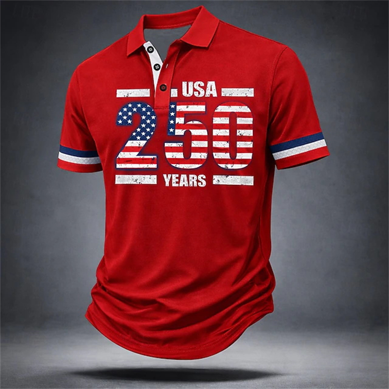 2026 Men Polo Shirt USA 250 Ye - 3D Printing Usa reseña y precio