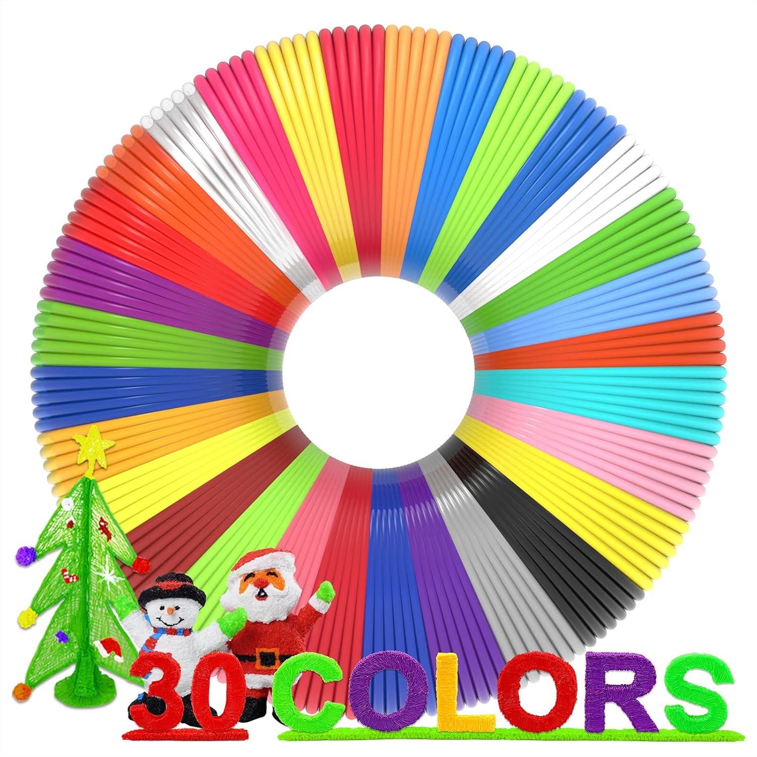 3D Pen Filament Refills 30 Col - 3D Printing Ebook reseña y precio