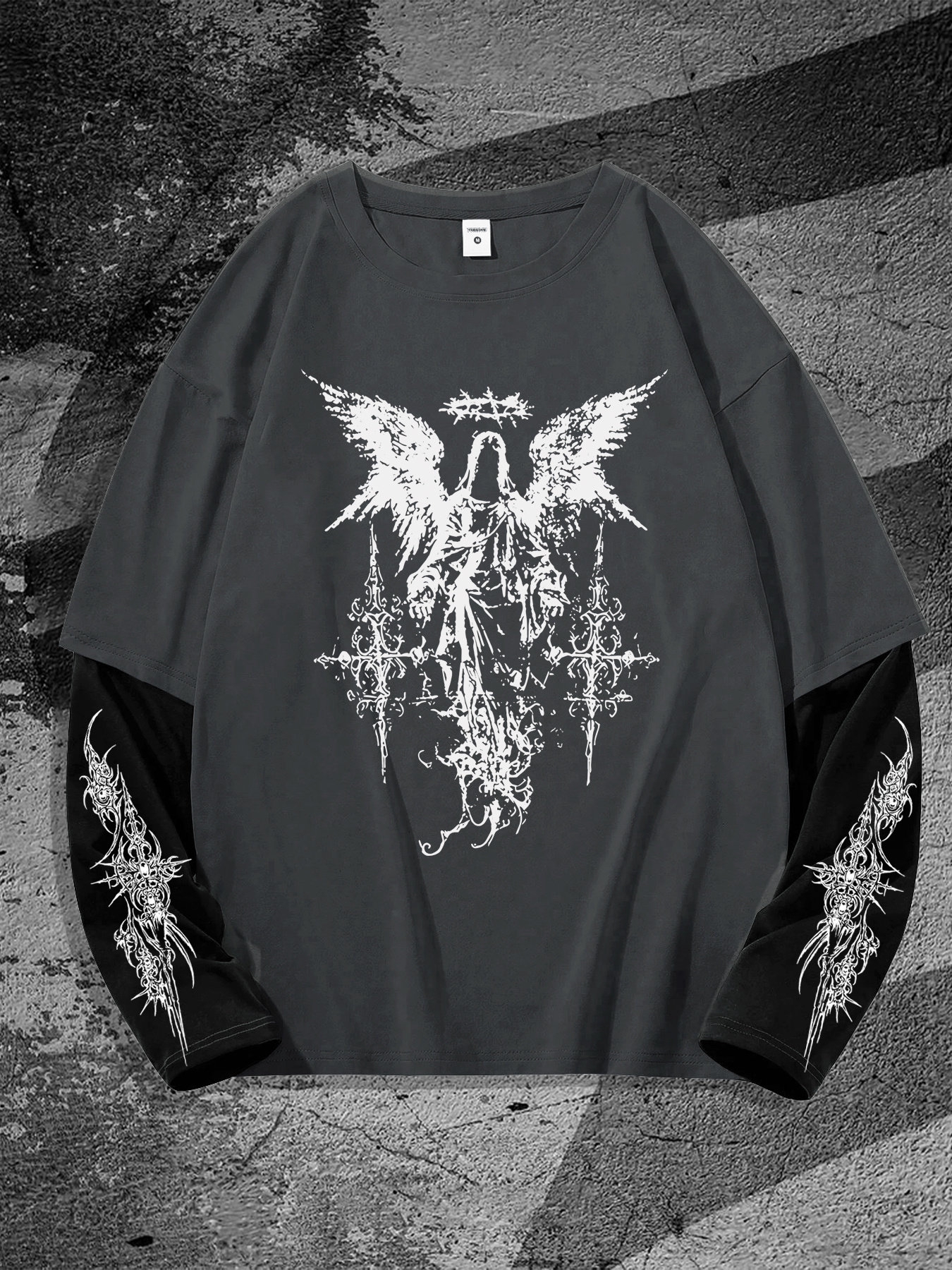 New men's long-sleeved T-shirt - 3D Printing Kpop reseña y precio