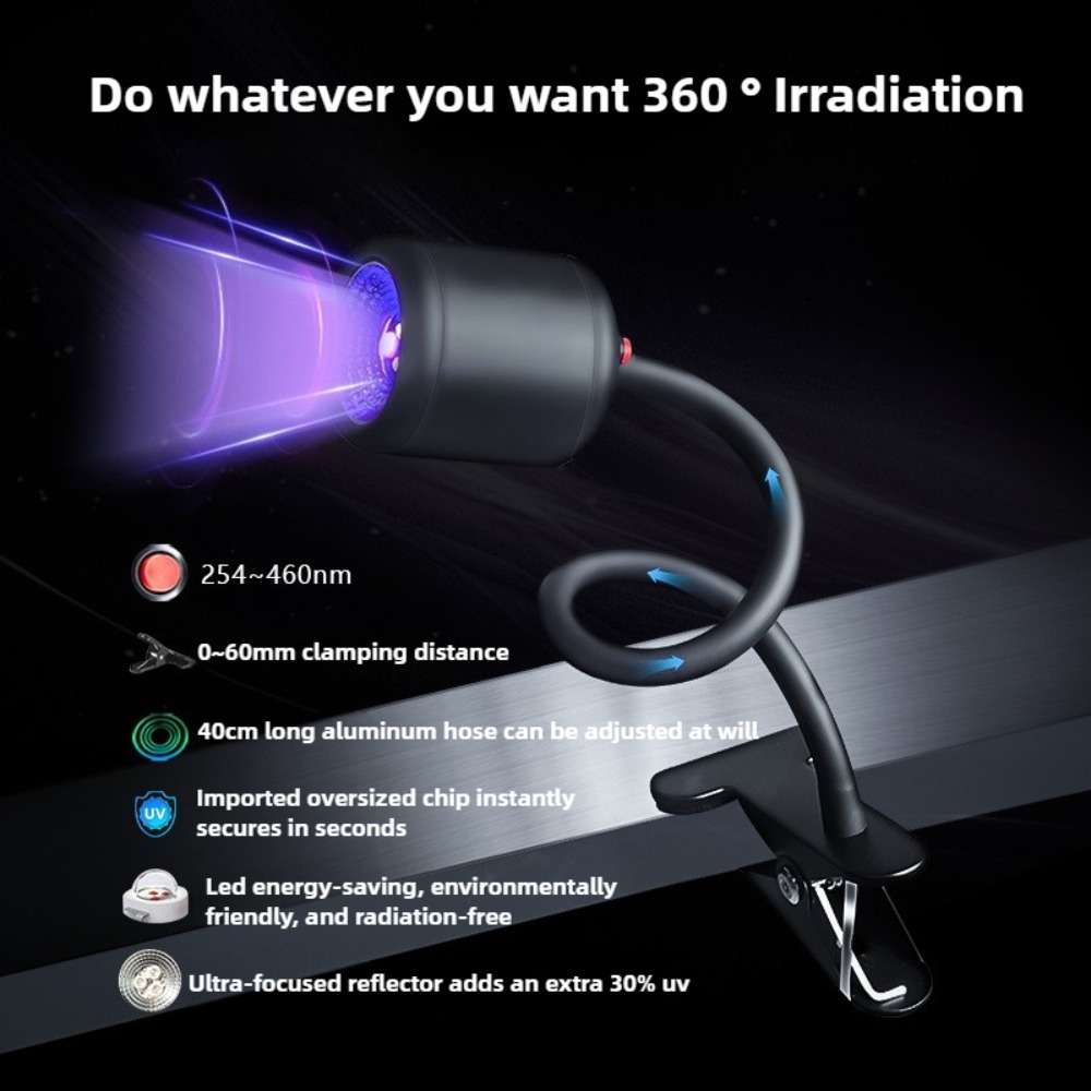 Handheld Clamp UV Curing Lamp  - 3D Printing Lamp reseña y precio