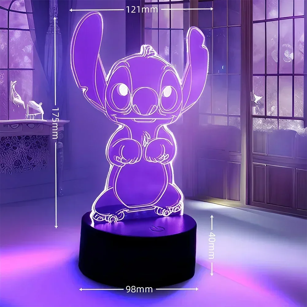LED Night Light Illusion Stitc - 3D Printing Lamp reseña y precio