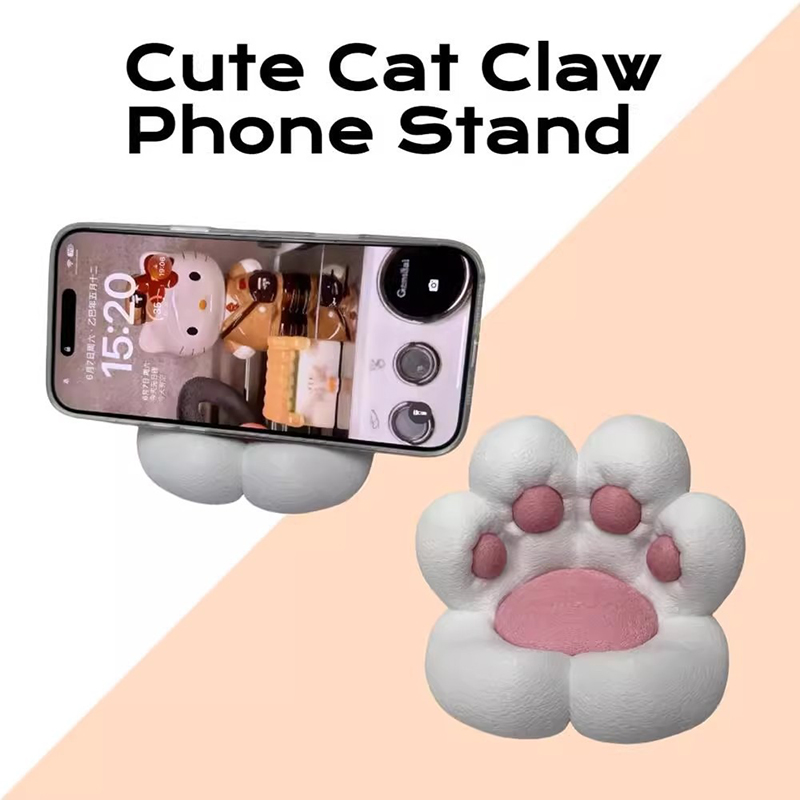 Cute Cat Paw Phone Stand, 3D P - 3D Printing Videos reseña y precio