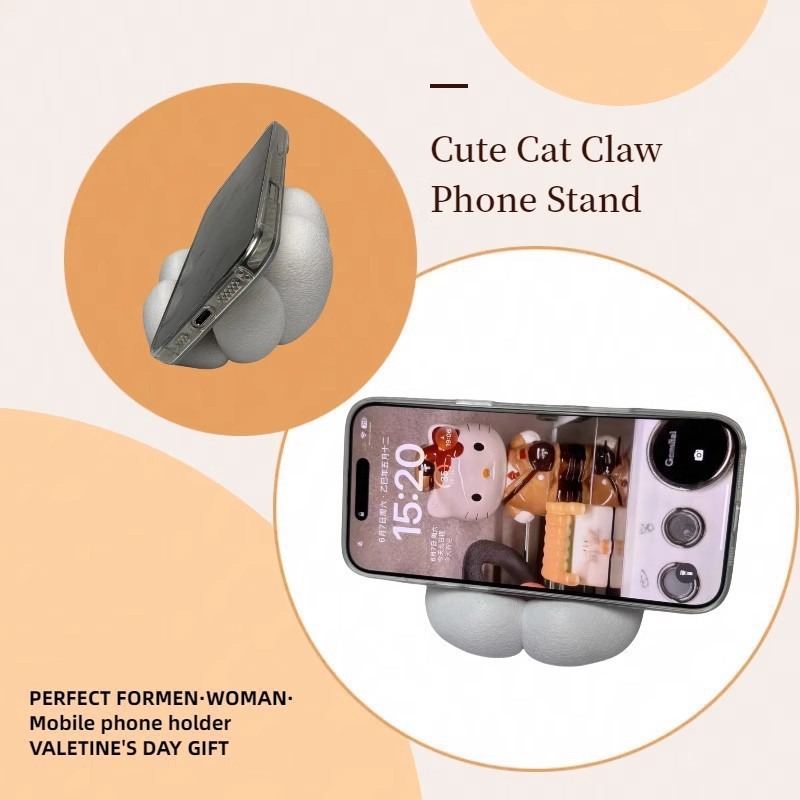 Cute Cat Paw Phone Stand, 3D P - 3D Printing Videos reseña y precio