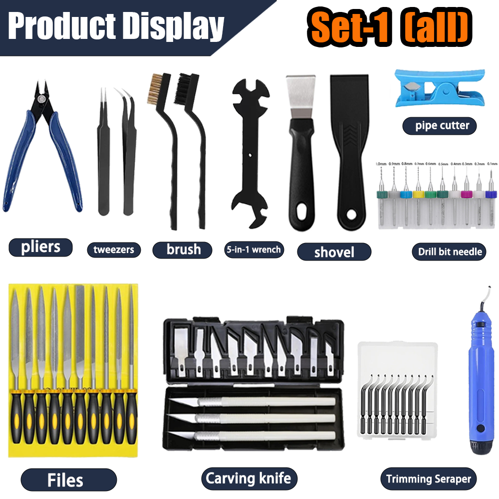 3D Printer Tools Kit, 53pcs 3D - 3D Printing Use reseña y precio