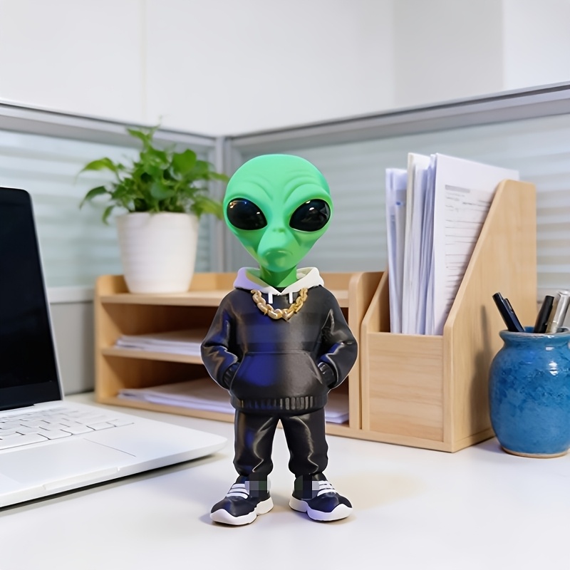 1 Piece Green Alien Figure wit - 3D Printing Drawing reseña y precio
