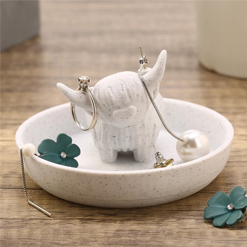 【CHRISTMAS 】Cow Ring Holder Wi - 3D Printing Ring Holder reseña y precio