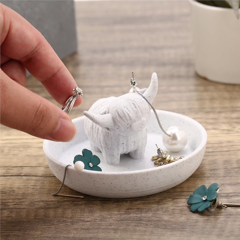 【CHRISTMAS 】Cow Ring Holder Wi - 3D Printing Ring Holder reseña y precio