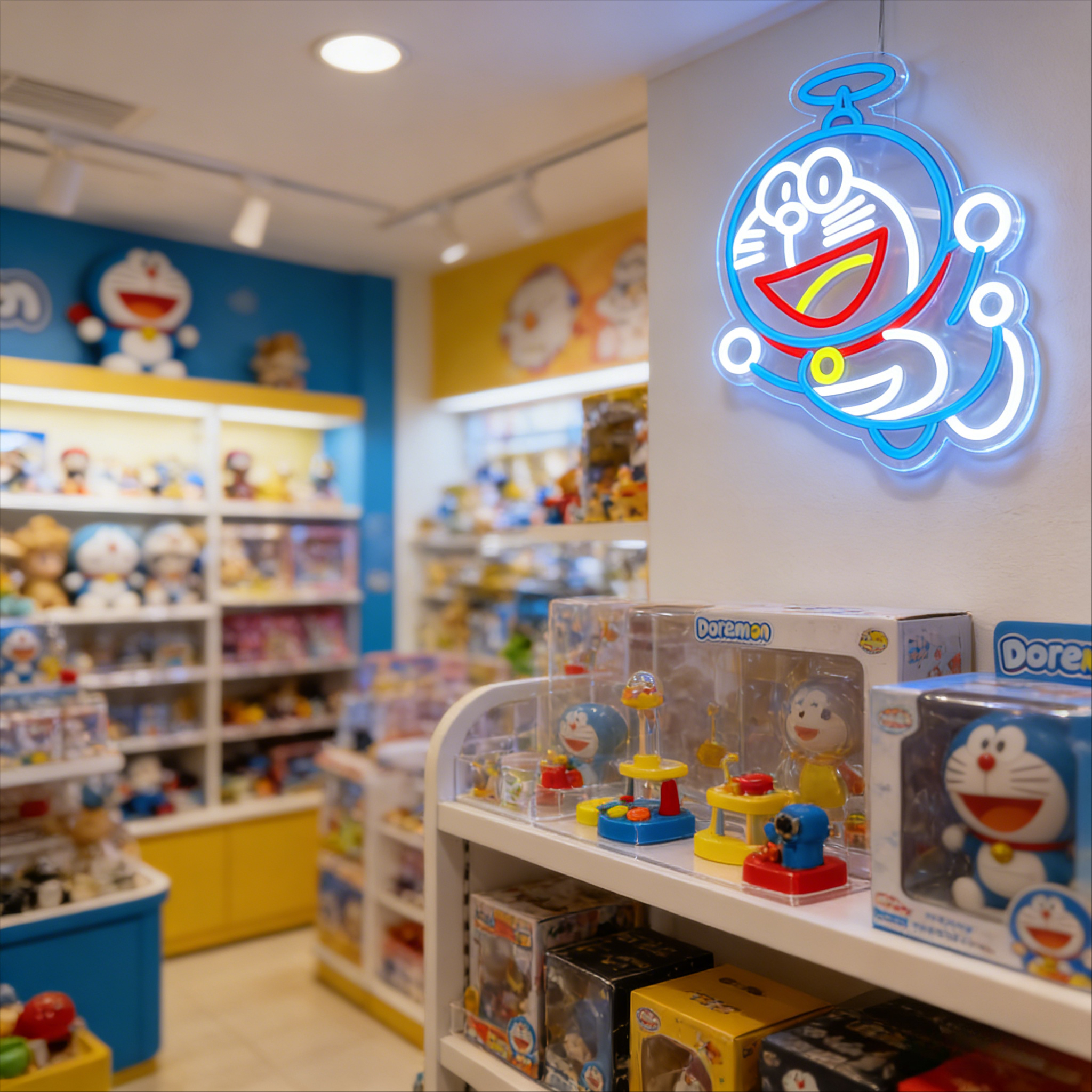 Doraemon Neon Sign LED USB Dim - 3D Printing Lamp reseña y precio